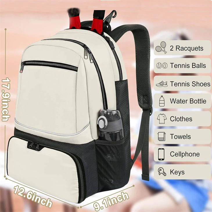 high quality Large Capacity Badminton Backpack 