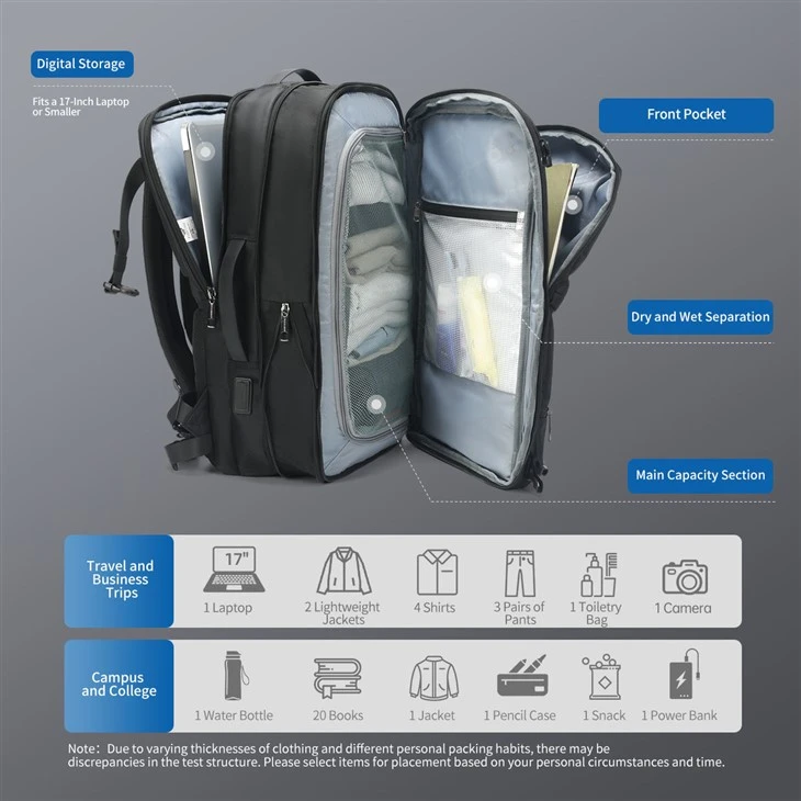 OEM Expandable Sports Laptop Backpack Manufacturer